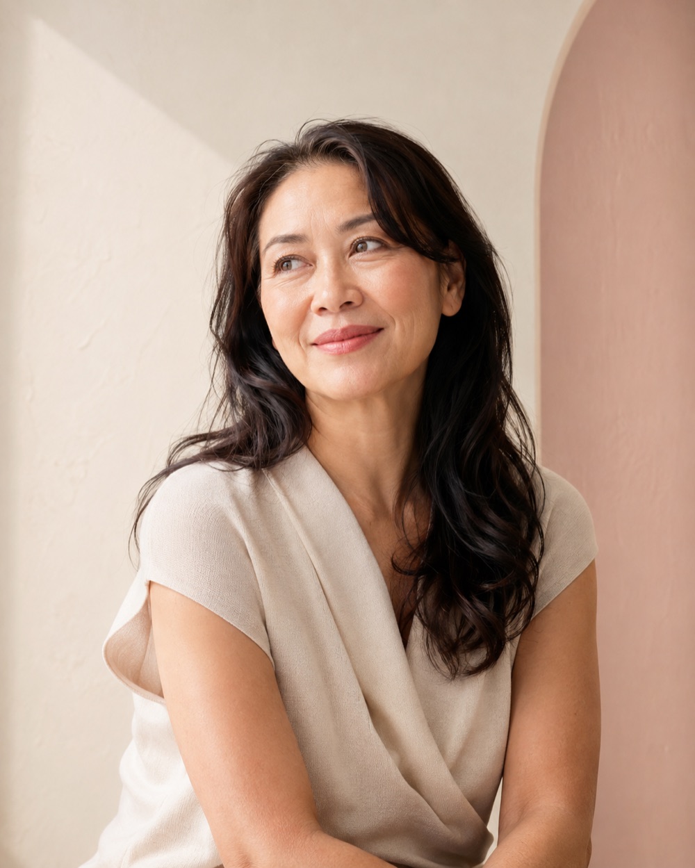 Mature woman representing wellness and health at LUNA Clinic