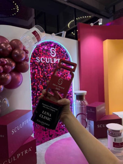 Sculptra Silver Award 2025 presented to LUNA Clinic